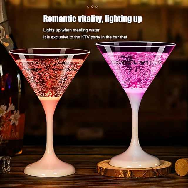 LED light-emitting wine glass