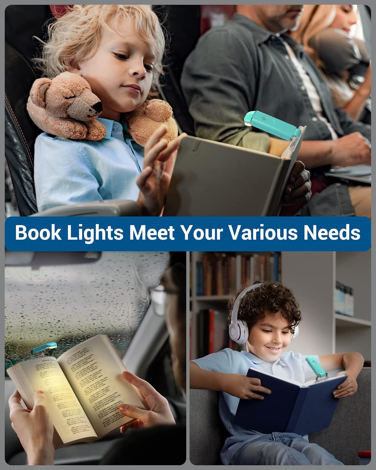 Flexible Book Light Head