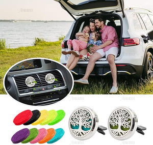 Tree of Life Premium Stainless Steel Car Diffuser
