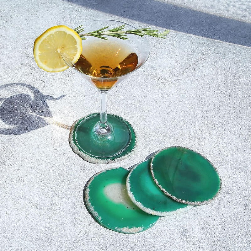 Four Seasons Agate Coaster