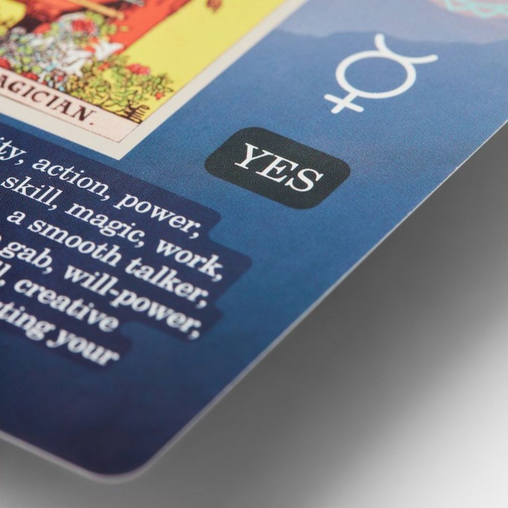 Tarot cards with meaning on it