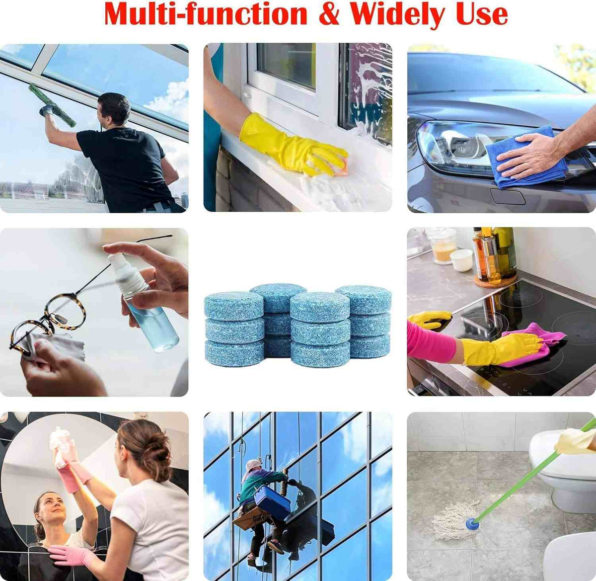 Instant Windshield Cleaner (1 Tablet)