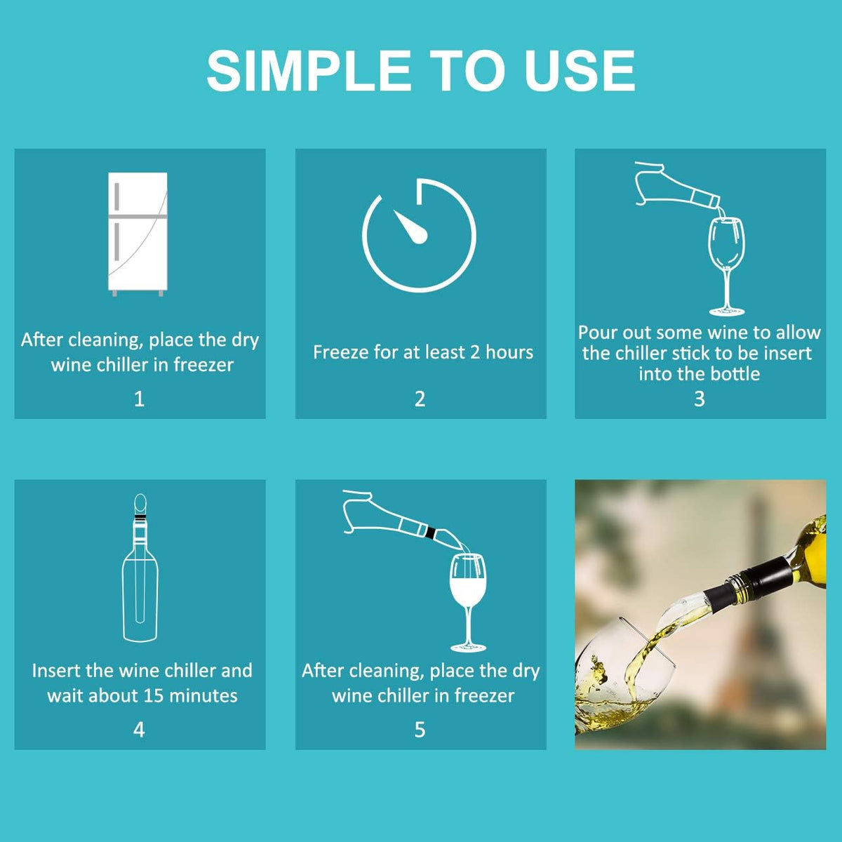 Custom engraving Wine Chiller - GLADWARES ™