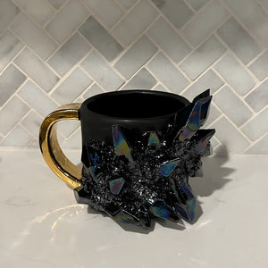 Handmade ceramic Crystal mug