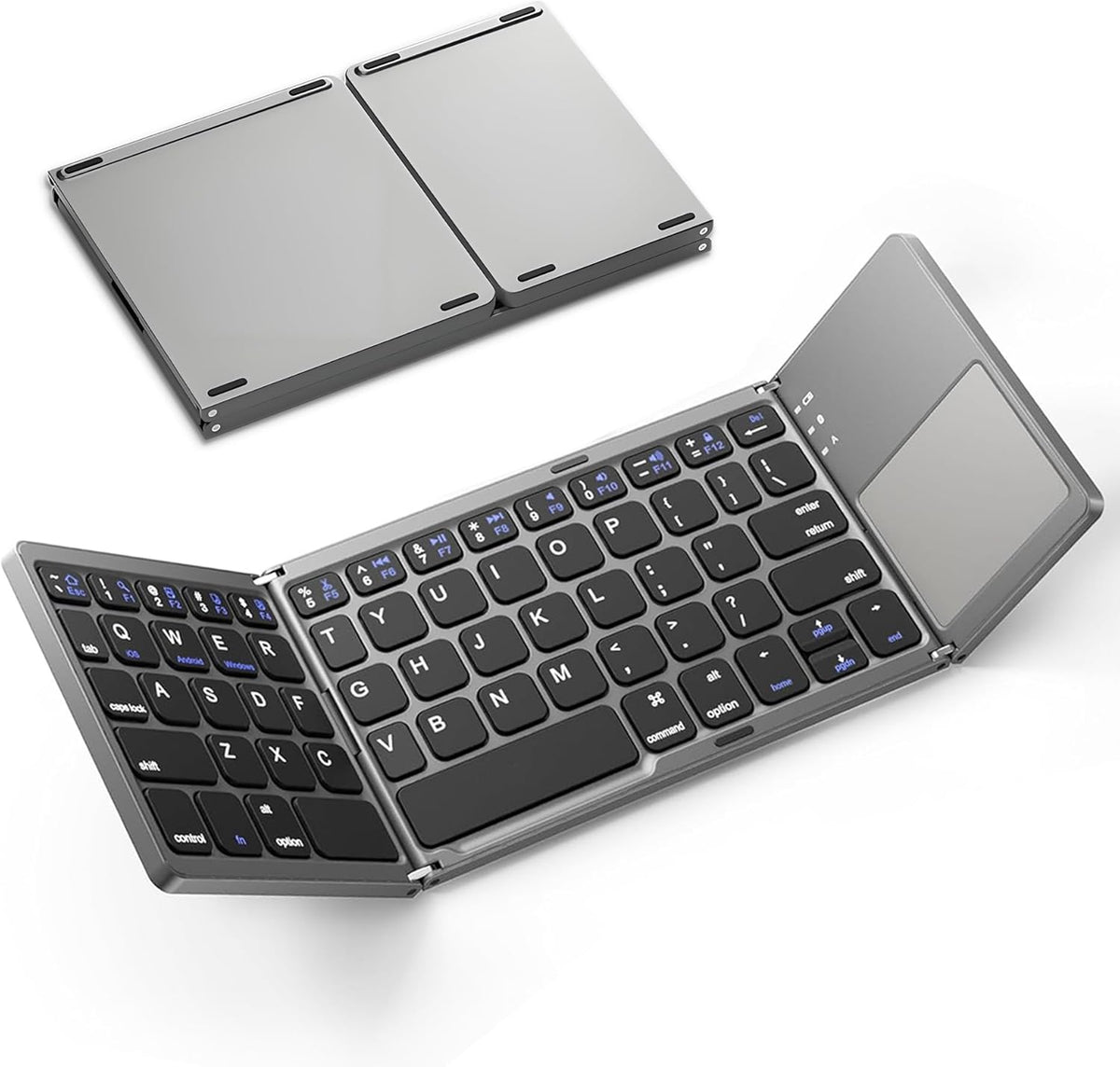 Folding Keyboard with Smart Trackpad