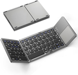 Folding Keyboard with Smart Trackpad