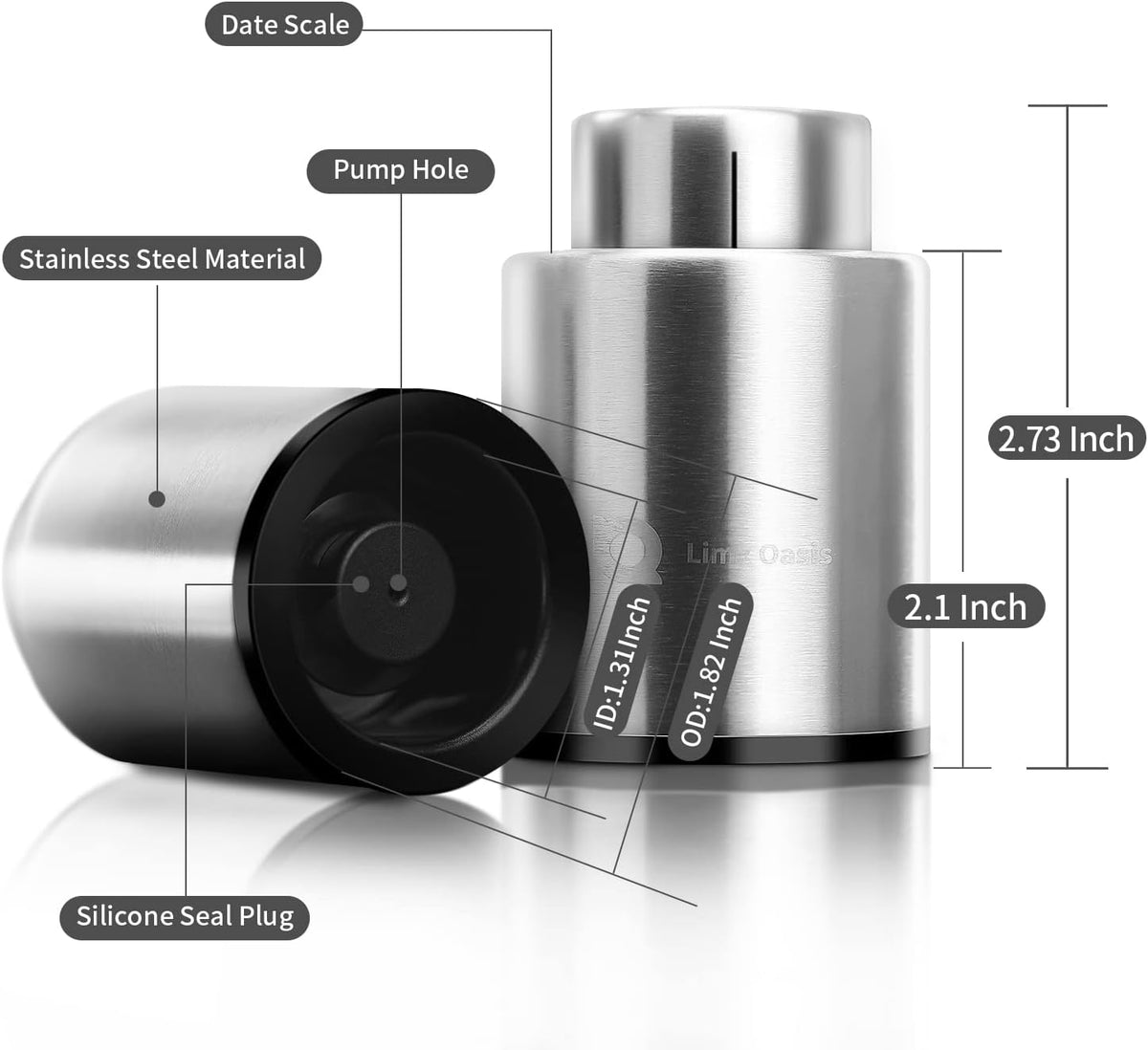 Vacuum Pump Wine Bottle Stopper - GLADWARES ™