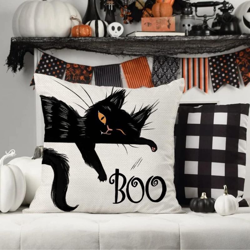 Cat Frights - pillowcase 18&quot;x18&quot;