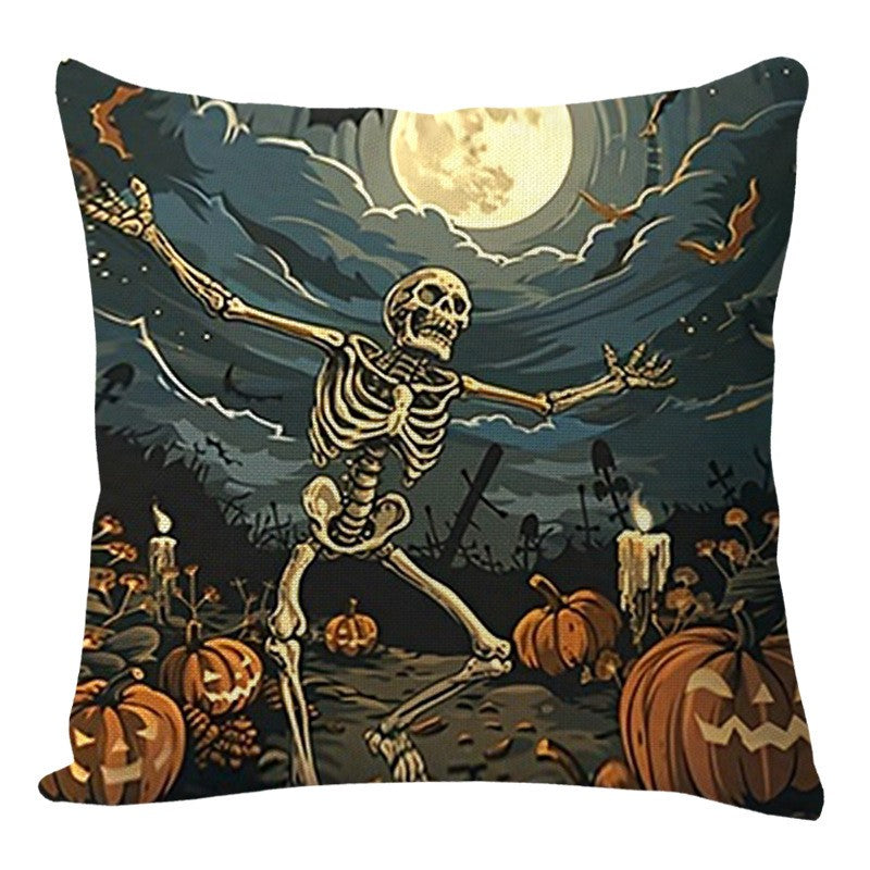 Skull Party Theme-Pillow Covers 18&quot;x18&quot;