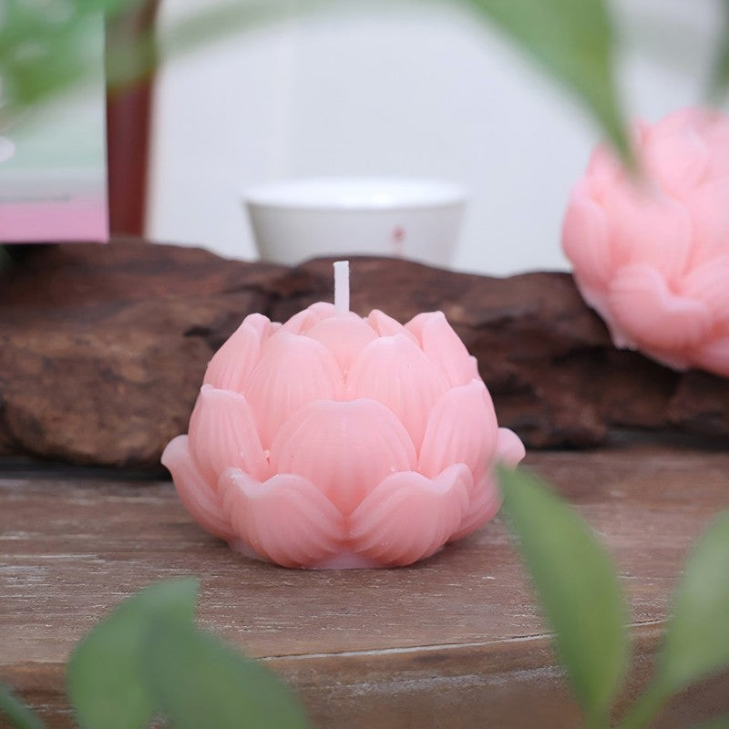 Lotus Flower Candle Gift Set 3PCS