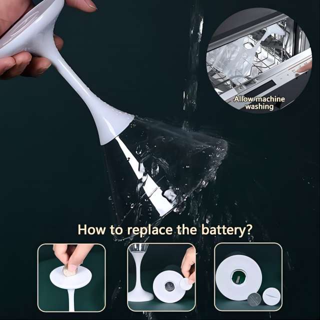 LED light-emitting wine glass