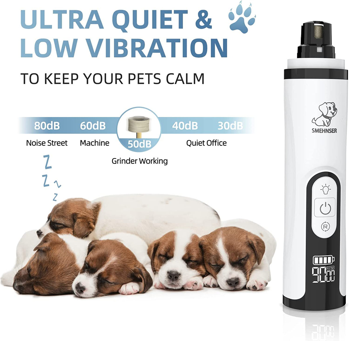 Upgraded Electric Pet Nail Trimmer - GLADWARES ™