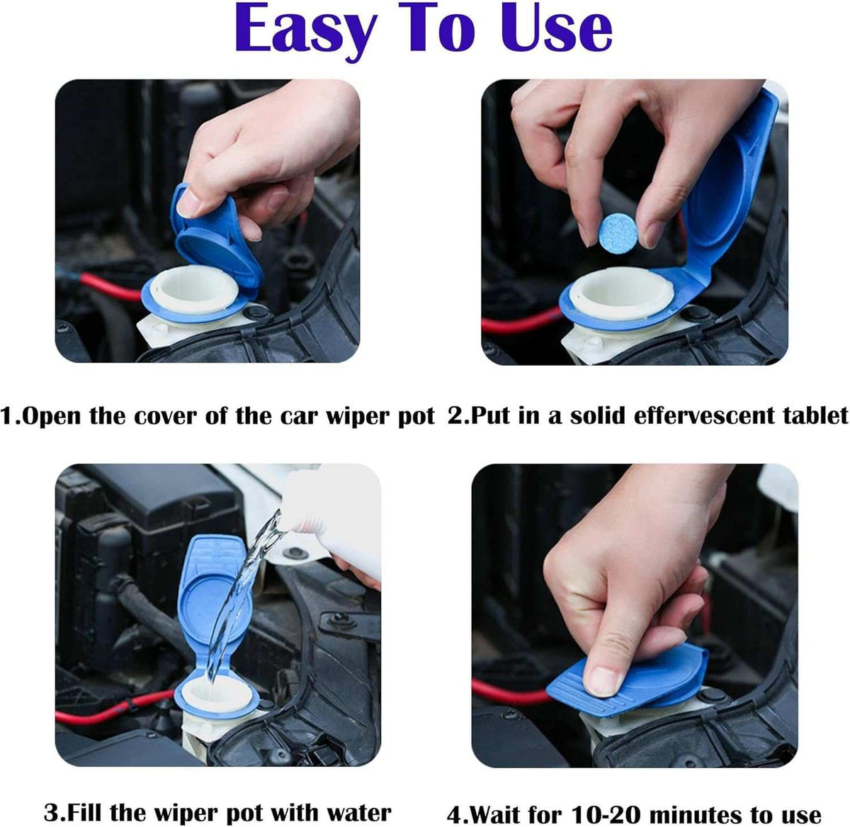 Instant Windshield Cleaner (1 Tablet)