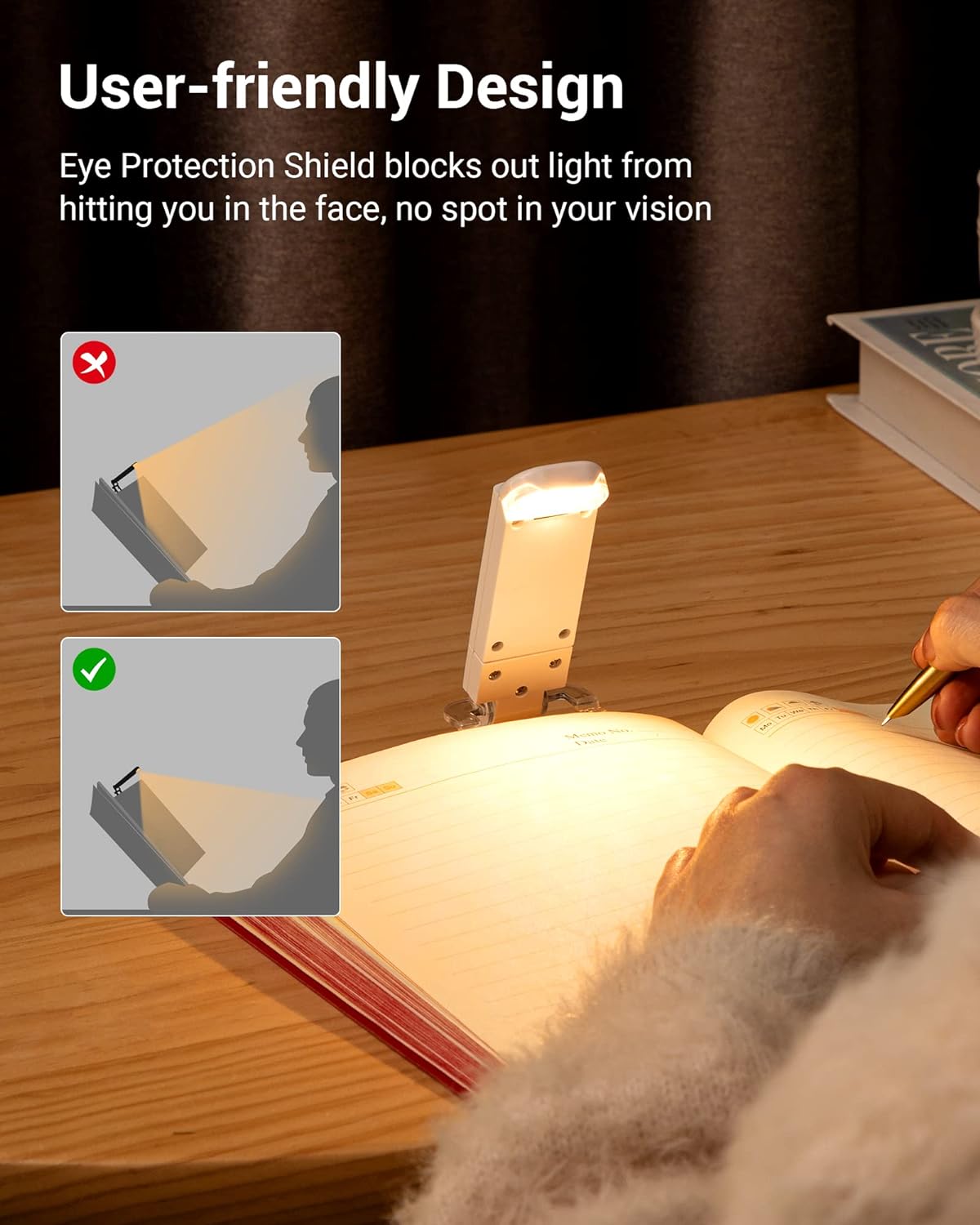Flexible Book Light Head