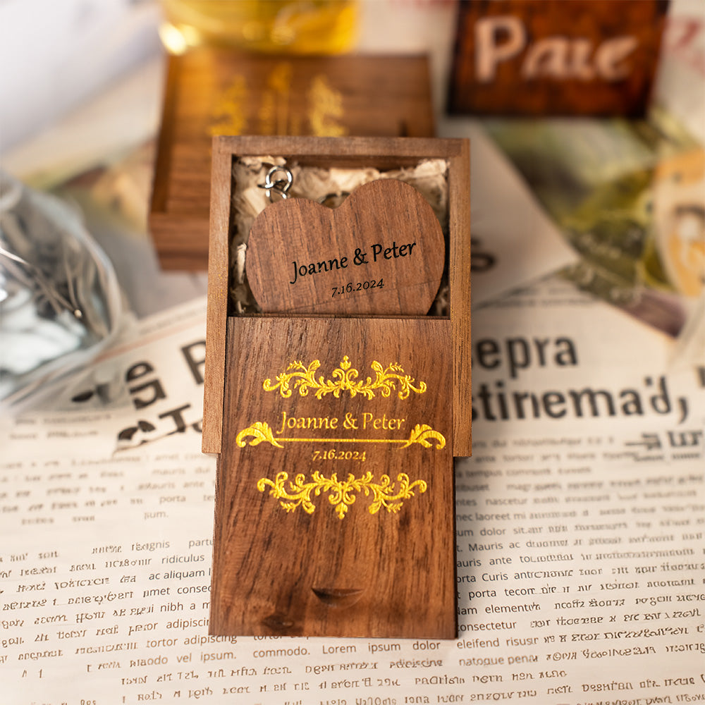 Heart USB &amp; Box Set | 128G | Personalization