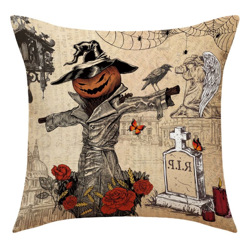 Terror and Roses - pillowcase 18&quot;x18&quot;