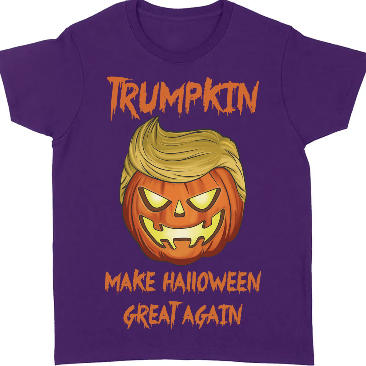 Trumpkin 2024 USA Make Halloween Great Again Funny T-Shirt
