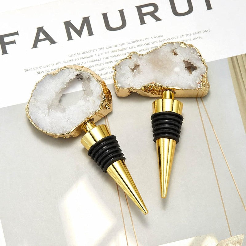 Crystal Wine Bottle Stoppers – 2Pcs Set