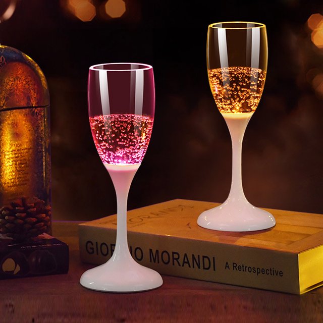 LED light-emitting wine glass