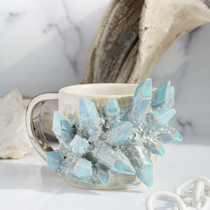 Handmade ceramic Crystal mug