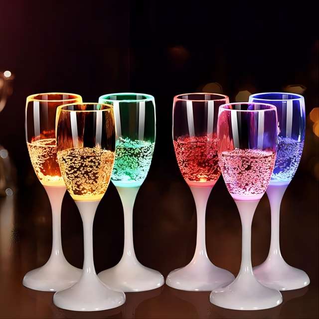 LED light-emitting wine glass
