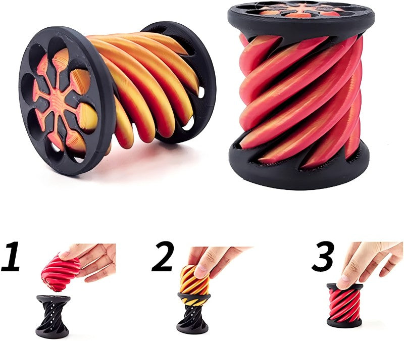 3D Printed Spiral Fidget Toys