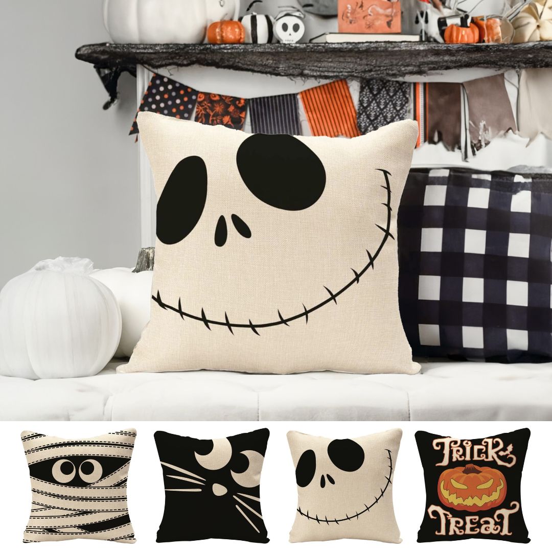 Spooky Snuggles Theme-Pillow Covers 18&quot;x18&quot;