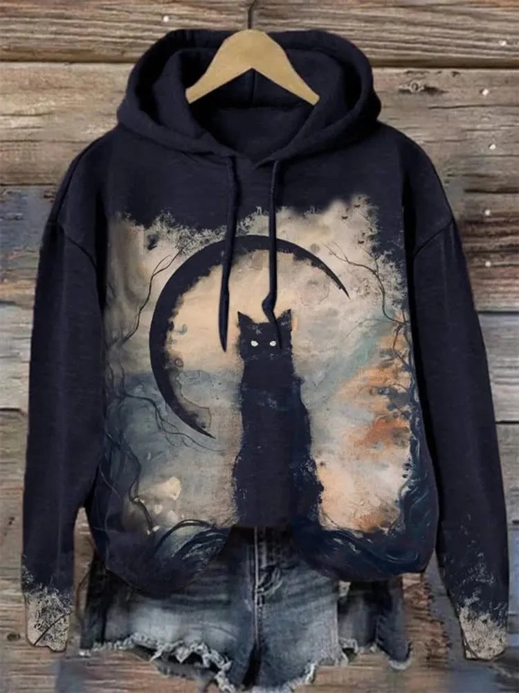 《Cat in the Night》Hoodie