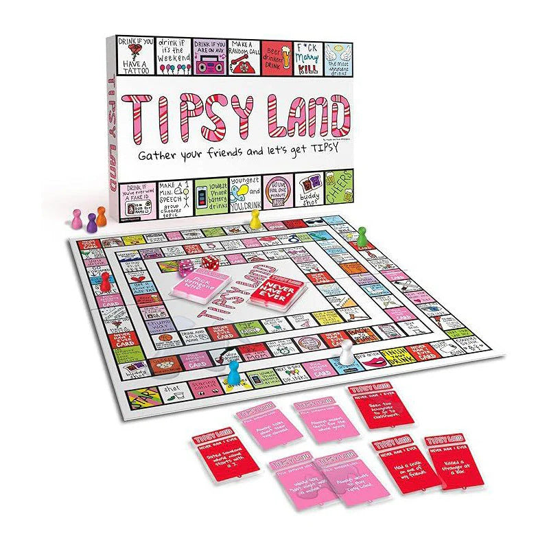 Tipsy Land Party Board Game