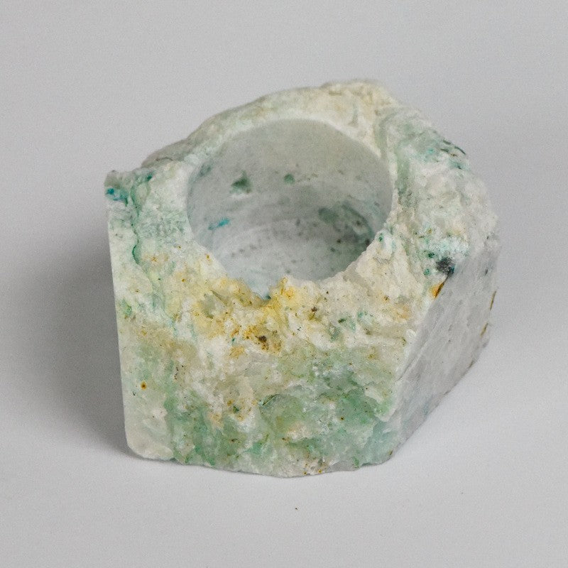 Nature’s Decorations-Crystal Candle Holder