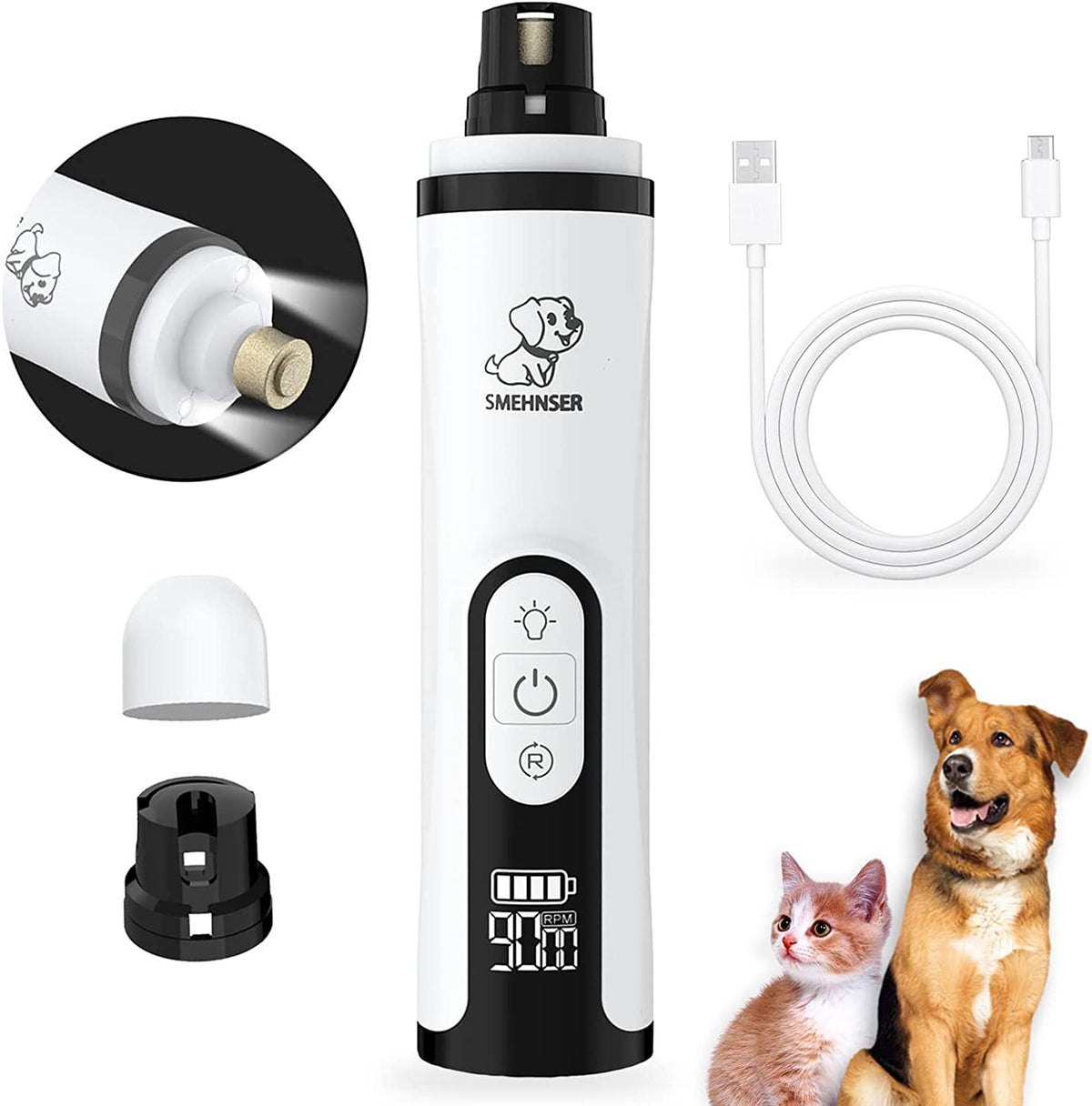 Upgraded Electric Pet Nail Trimmer - GLADWARES ™