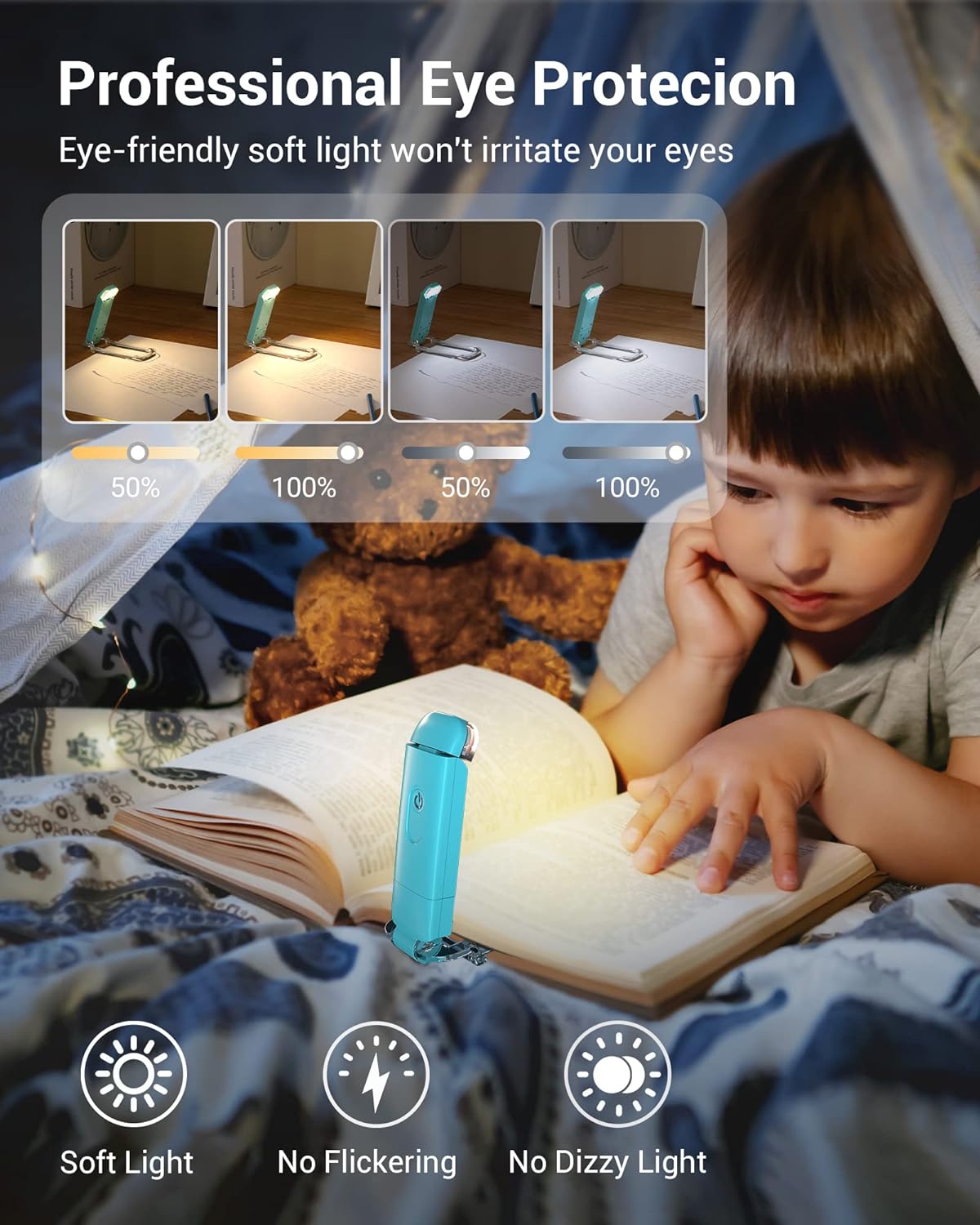 Flexible Book Light Head