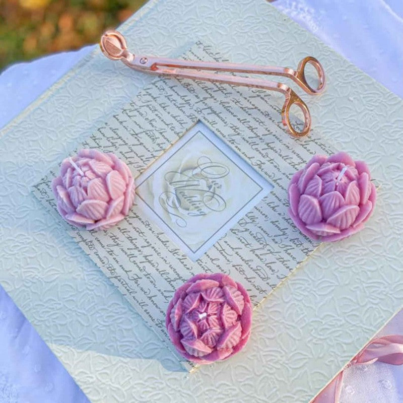 Lotus Flower Candle Gift Set 3PCS