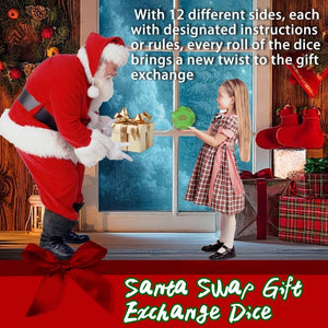 🎲 Santa Swap Gift Exchange Dice 🎁