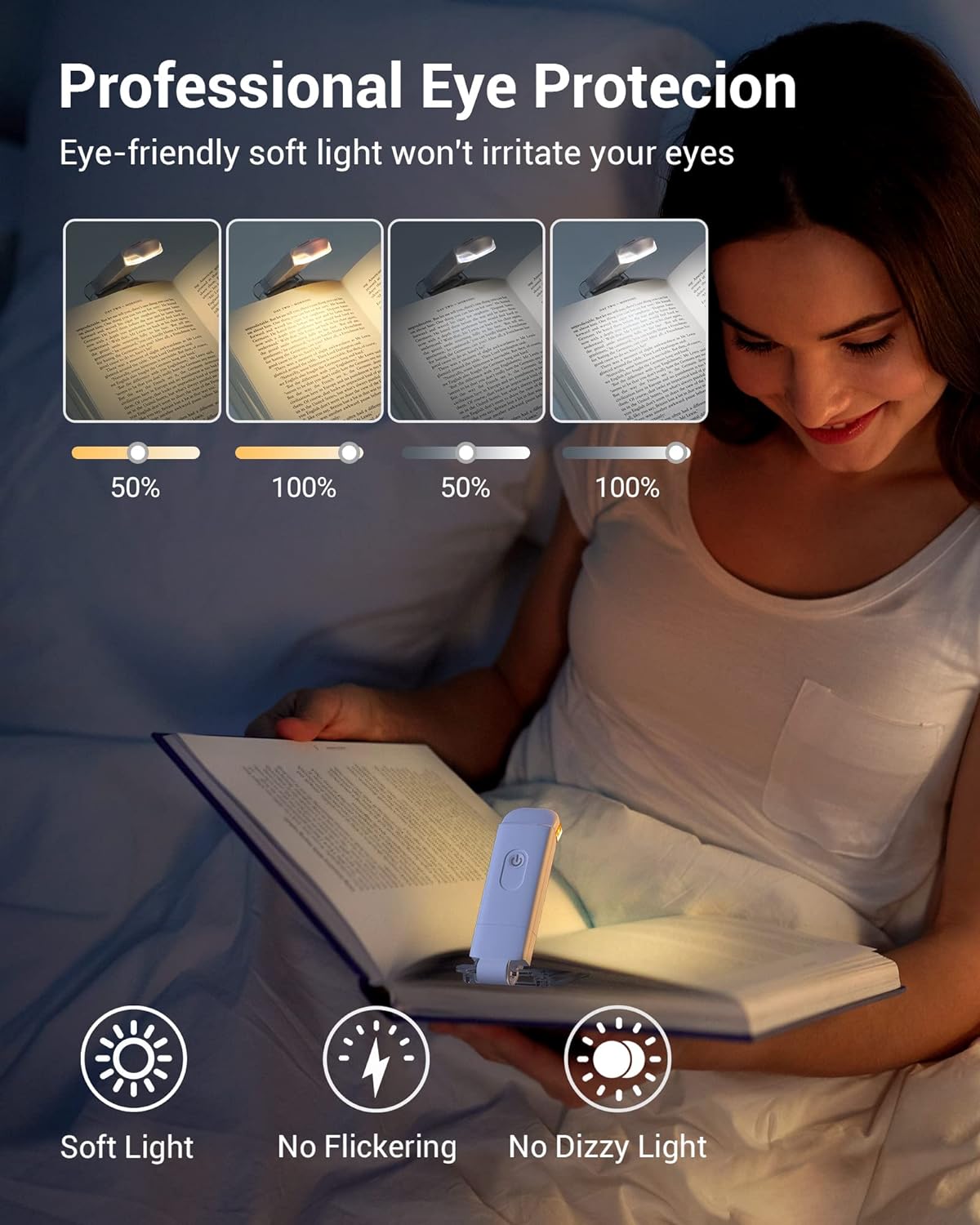 Flexible Book Light Head