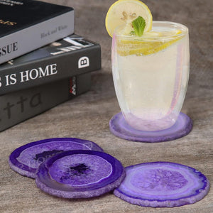Four Seasons Agate Coaster