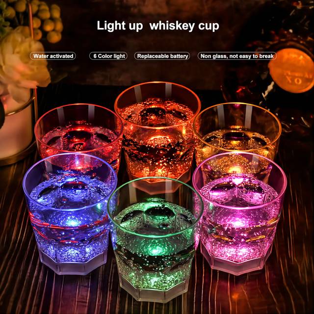 LED light-emitting wine glass