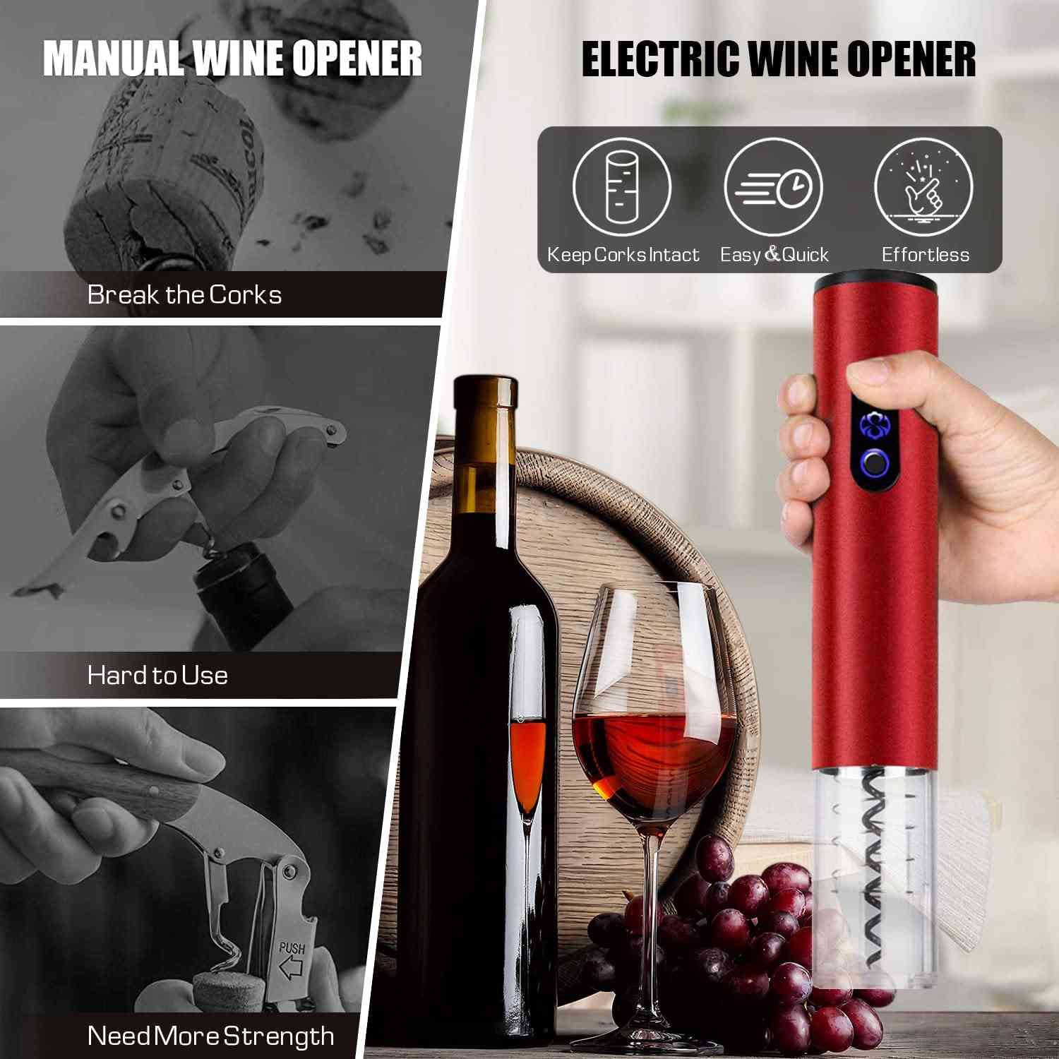 USB Upgraded Electric Bottle Opener GLADWARES