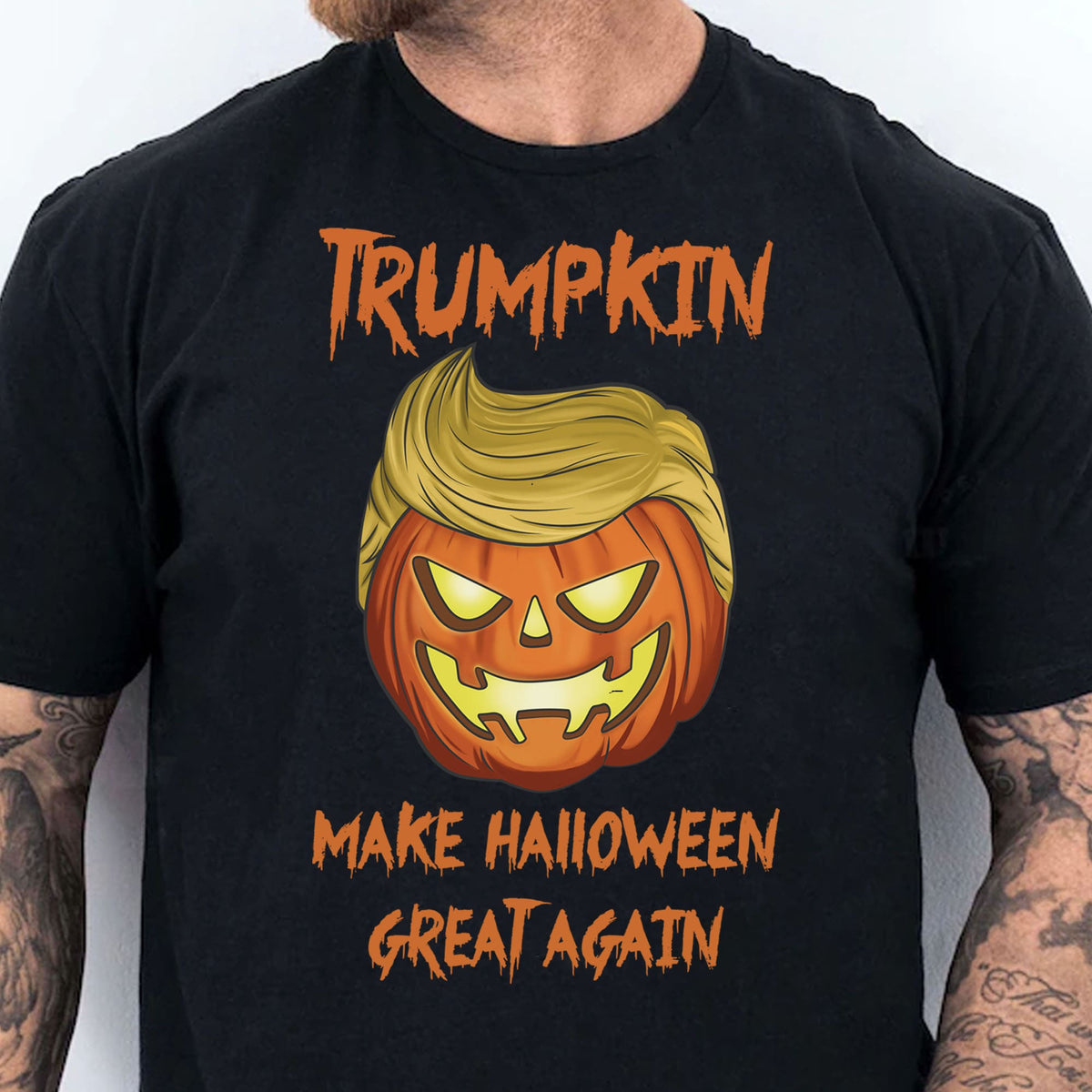 Trumpkin 2024 USA Make Halloween Great Again Funny T-Shirt