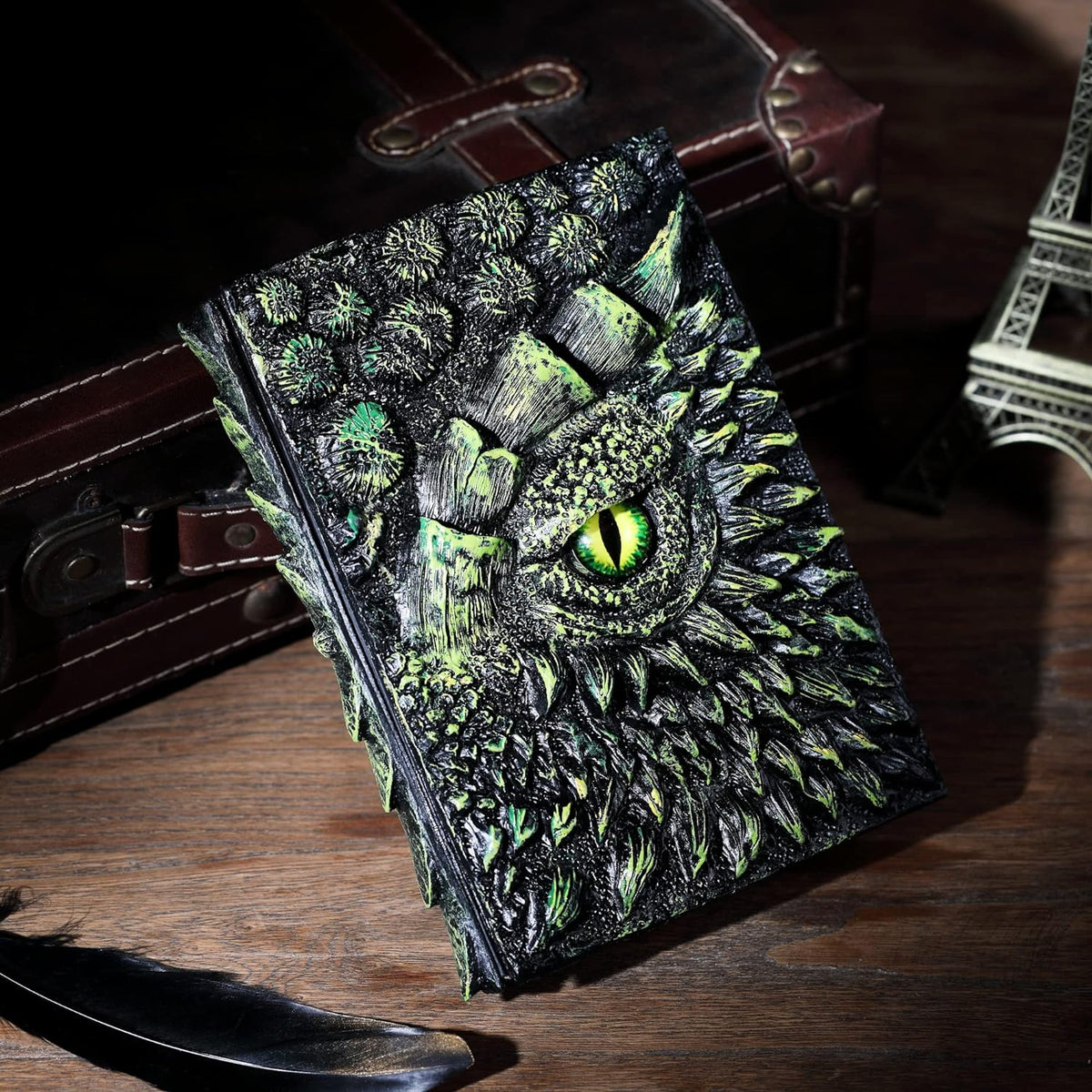 3D Dragon Eye Embossed Journal