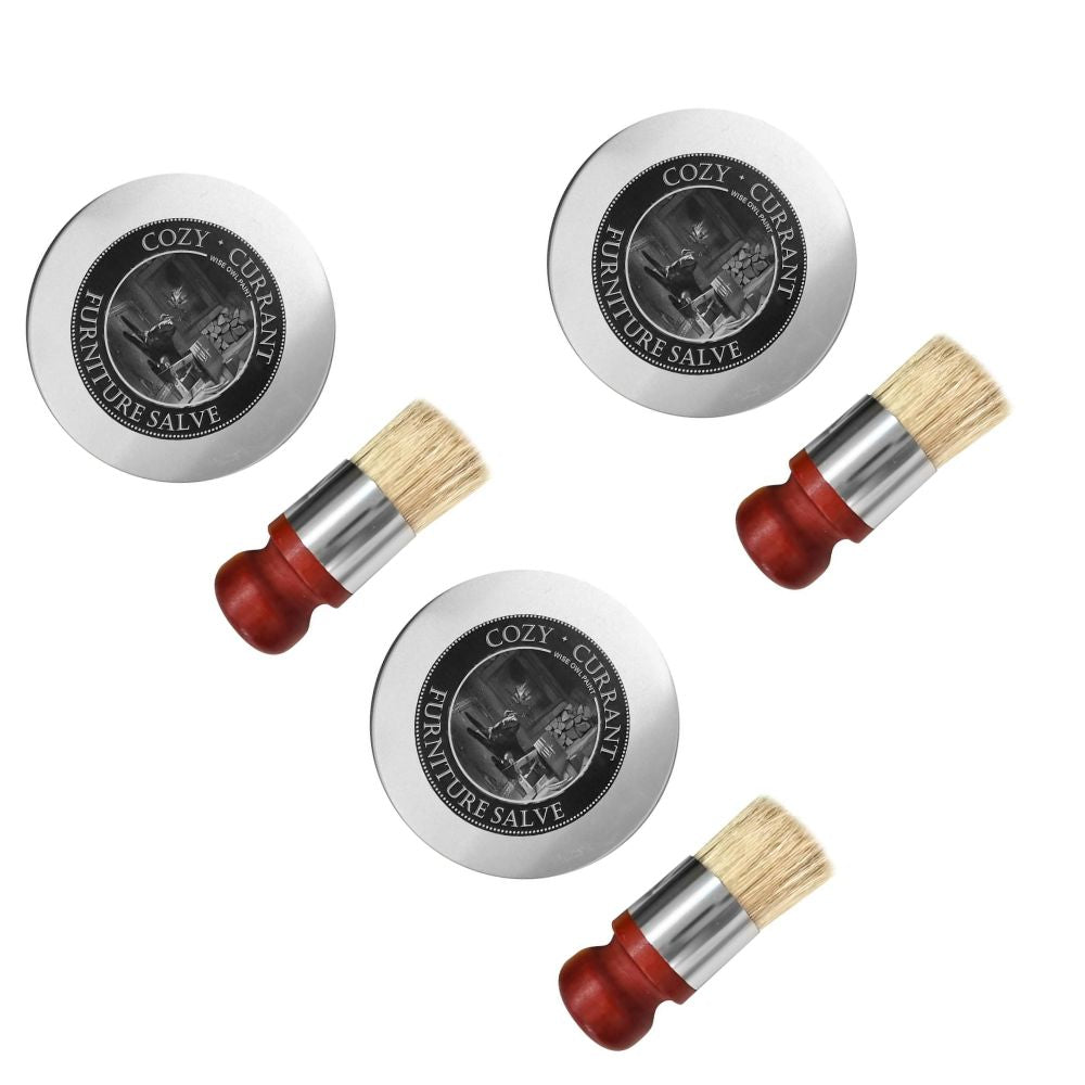 Leather &amp; Furniture Repair Salve + Applicator Brush