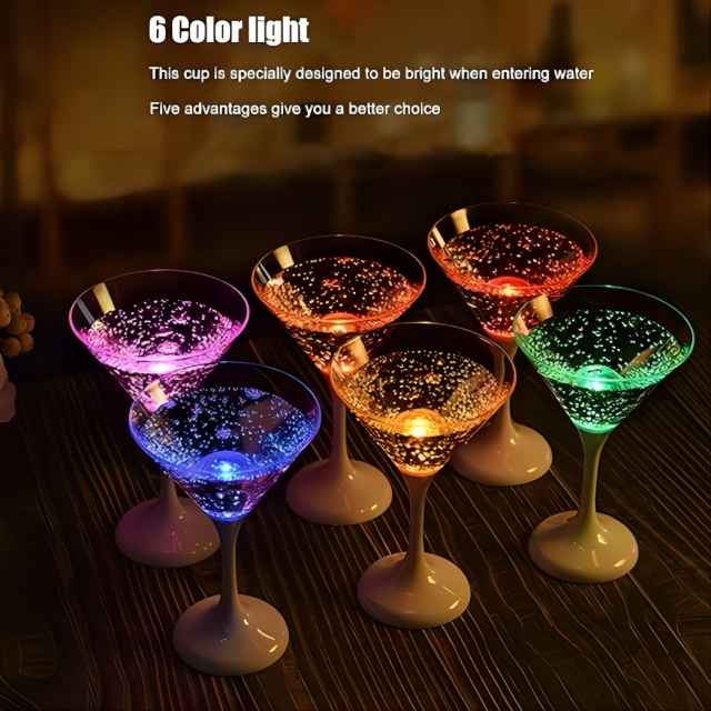 LED light-emitting wine glass