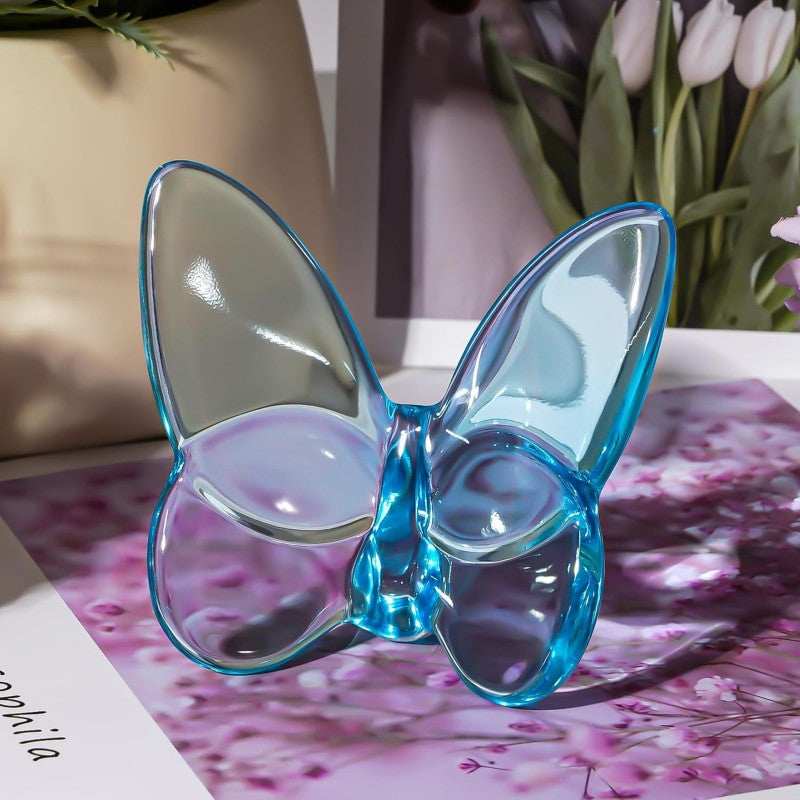Crystal Butterfly Figurines 2Pcs