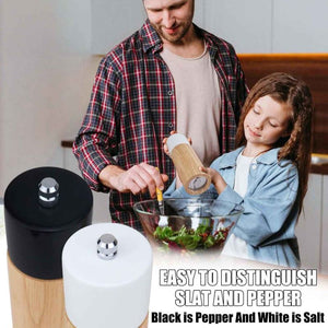 Custom Engraved Wooden Ceramic Pepper Mill