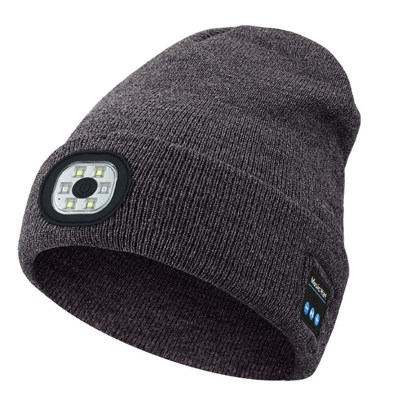 Bluetooth Beanie Hat with Light