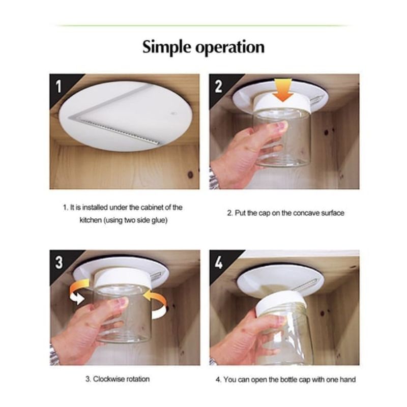 2PCS Effortless Bottle Opener For Arthritis Patients