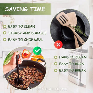 2PCS Heat Resistant Meat Masher