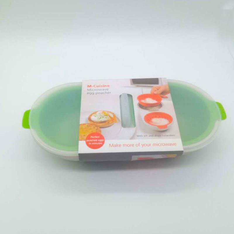 Portable egg cooker for microwave