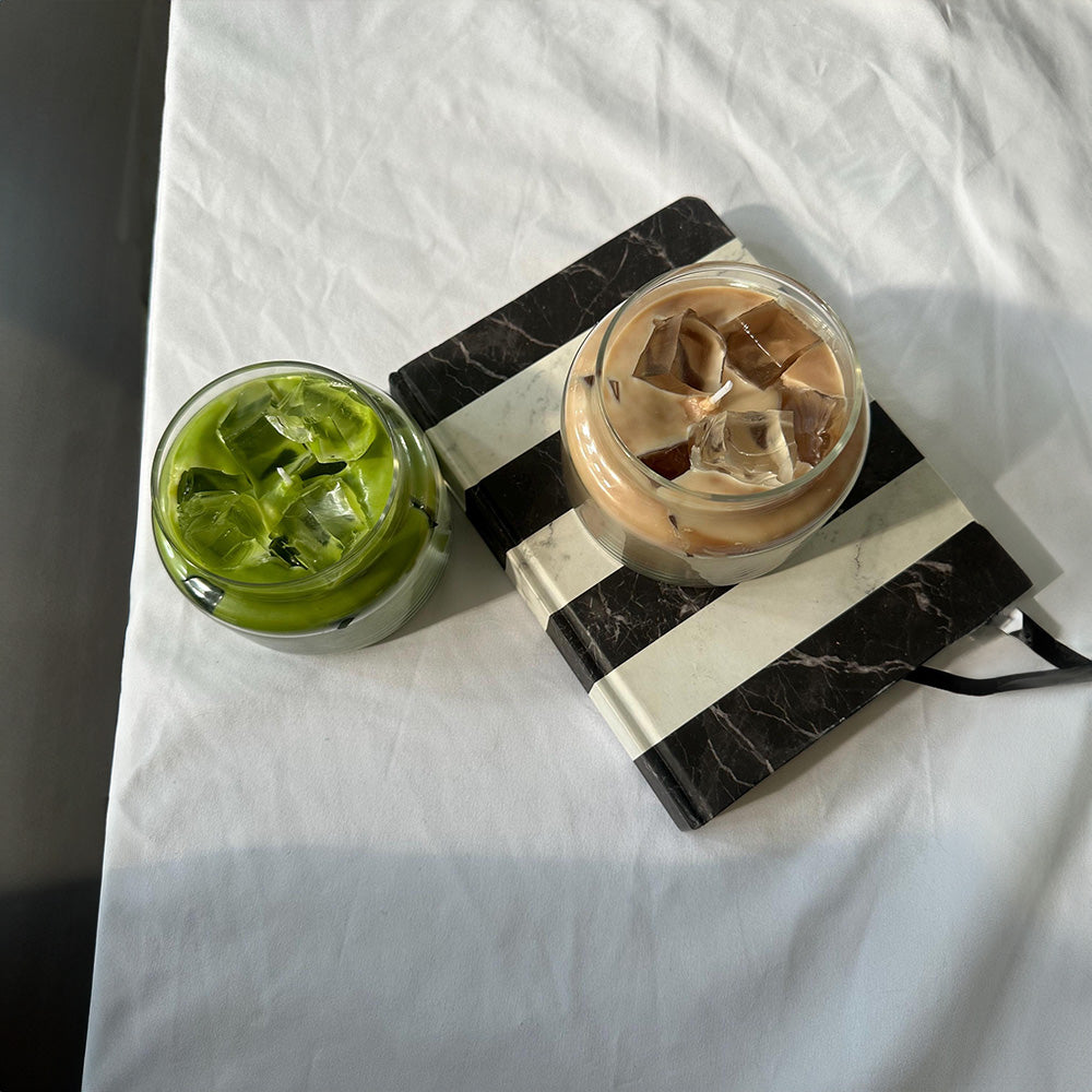 Ice Cube Coffee Candle