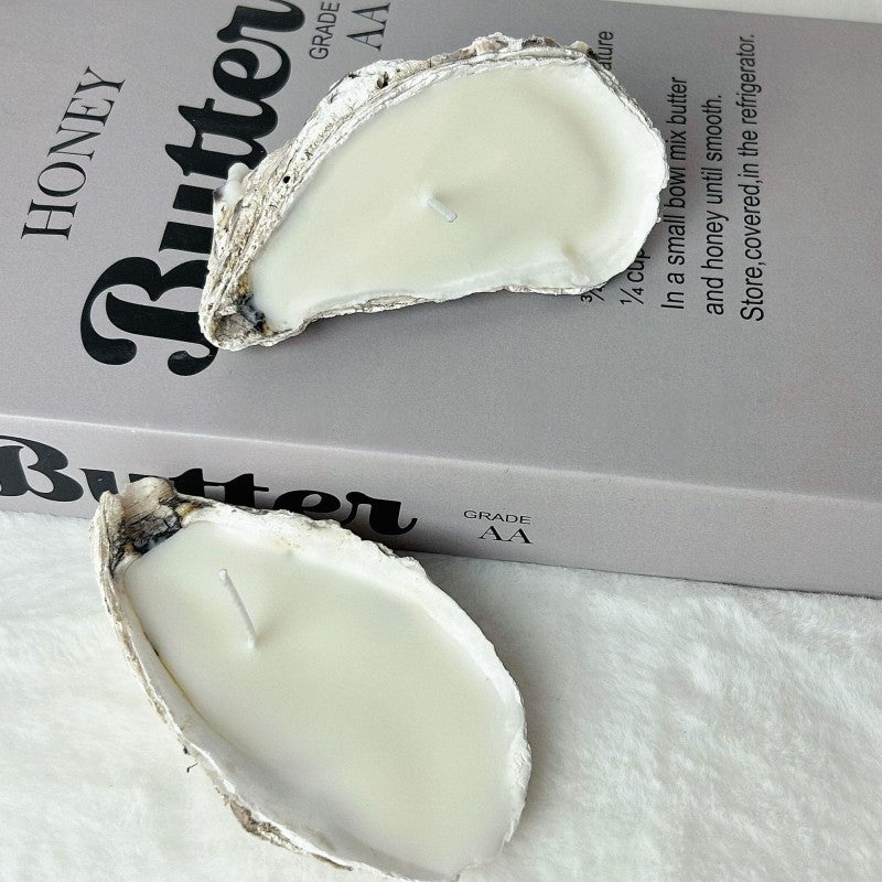 Oyster Shell Scented Candle 2Pcs